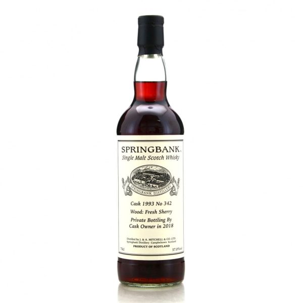 1993 Springbank Fresh Sherry Wood 342 Private Bottling Single Malt Sco