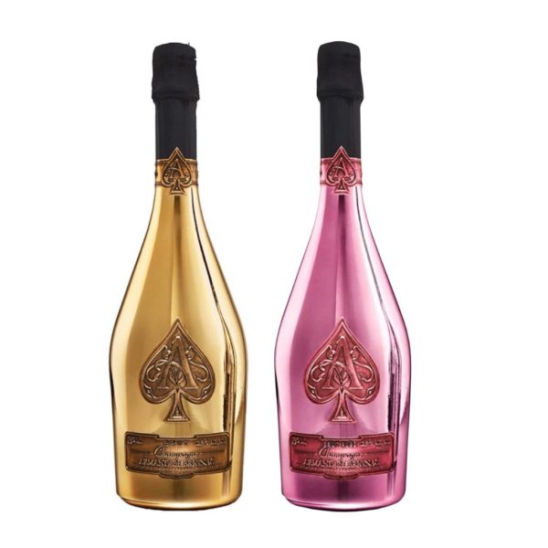 Armand De Brignac Ace of Spade Brut Gold & Rose Bundle