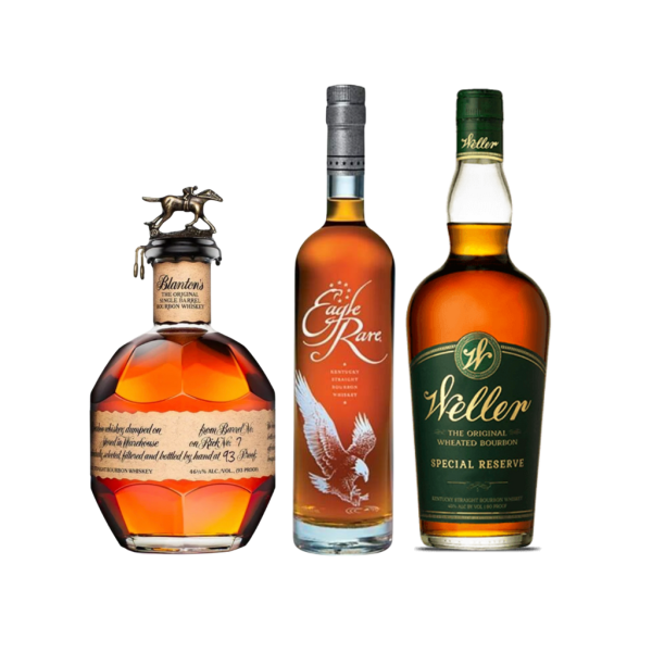 Blanton’s Original Single Barrel, Eagle Rare Bourbon 10 Year & Weller Special Reserve Whiskey Bundle