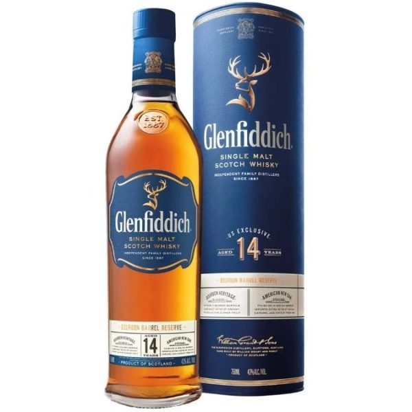 Glenfiddich Single Malt 14 Year Bourbon Barrel Reserve 750ml