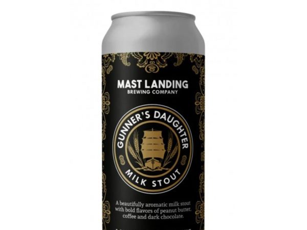 Mast Landing Brewing Gunners Daughter Milk Stout 4 pack 16 oz. Can - Image 2