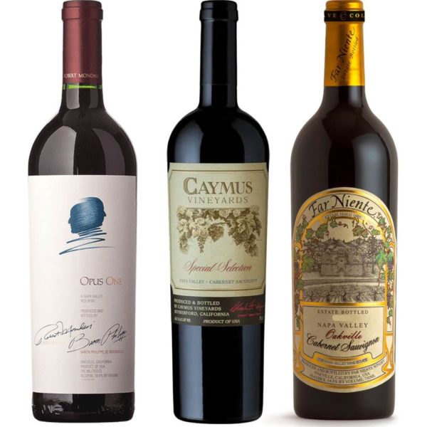 Opus One, Caymus Special Select, & Far Niente Cabernet Value Bundle