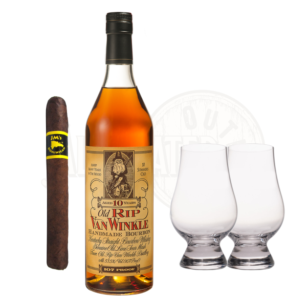 Pappy Van Winkle 10 Year Bourbon with Glencairn Set