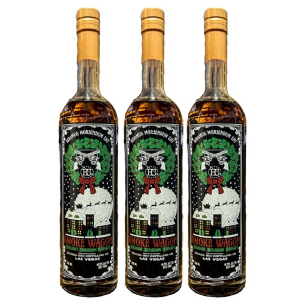 Smoke Wagon Straight Bourbon Christmas 2023 Limited Edition - Image 3