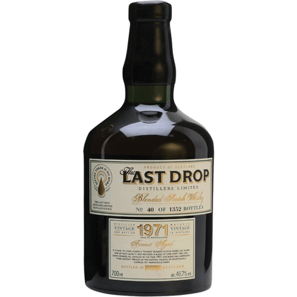 The Last Drop Distillers 1971 Vintage Blended Scotch Whiskey