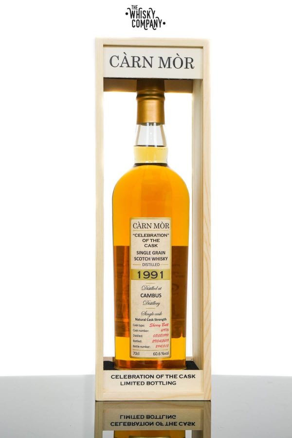 Cambus 1991 Aged 27 Years Single Malt Scotch Whisky – Càrn Mòr Celebration of The Cask (700ml)