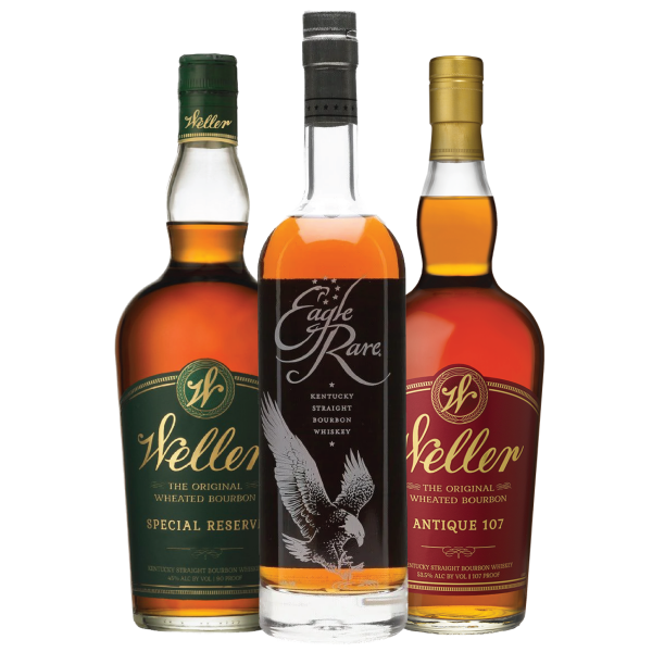 Weller 107, Weller Special Reserve, Eagle Rare Bourbon Package