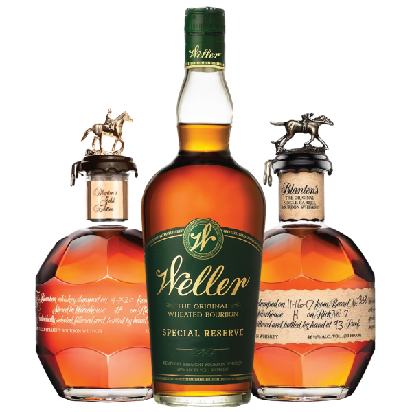 Weller Special Reserve, Blanton's Gold & Blanton's Single Barrel Bundle