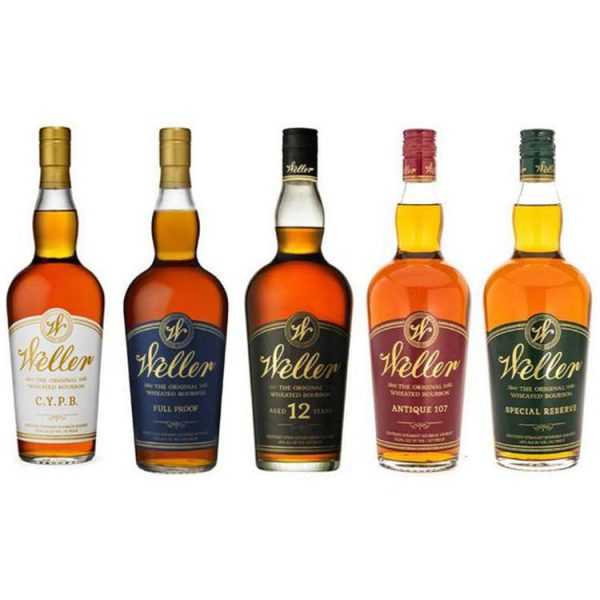 W.L. Weller Bourbon Five Bottle Bundle