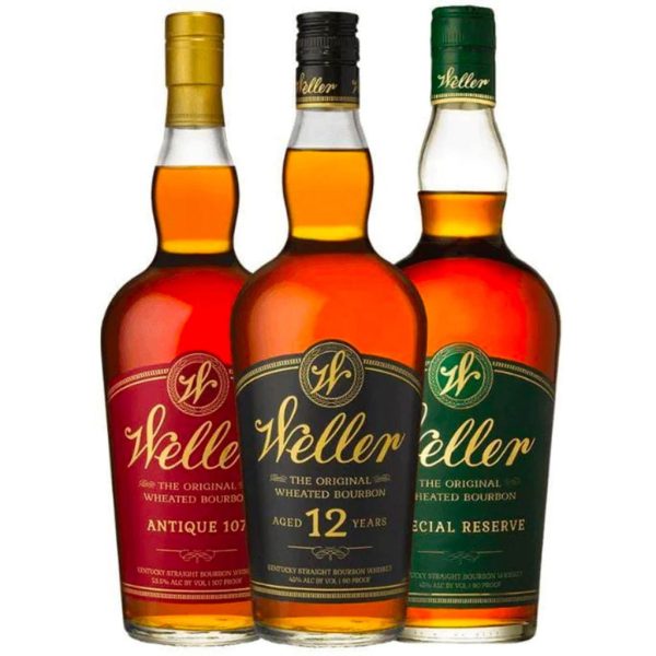 W.L. Weller Special Reserve, 12 Year, & Antique 107 Value Bundle 750 mL