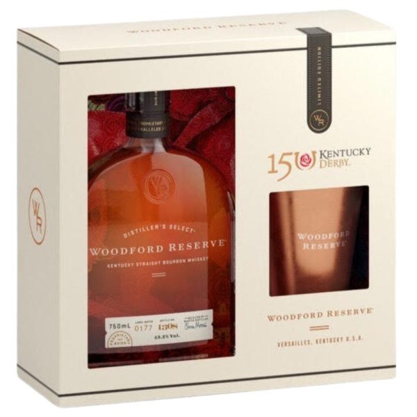 Woodford Reserve 150th Kentucky Derby Limited Edition Julep Cup Gift Set