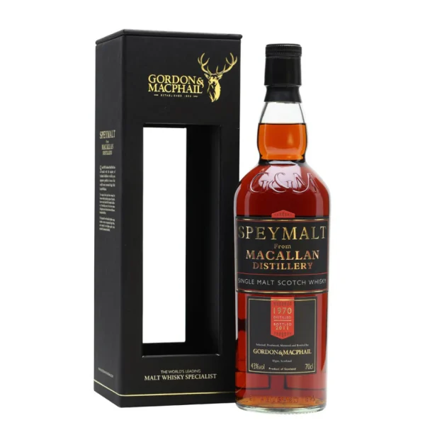 1970 Gordon & MacPhail Speymalt- Macallan 42 Year Old Single Malt Scotch Whisky. Sherry Cask Aged