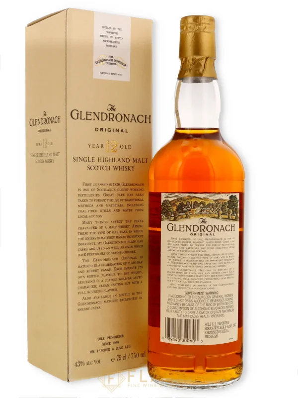 Glendronach 12 Hiram Walker 1980s/1990s - Image 2